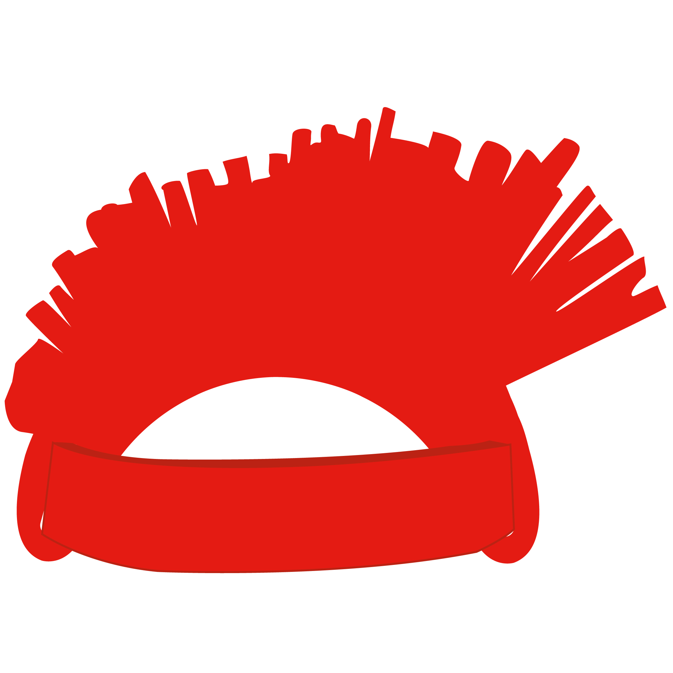 Foam Mohawk Hat 55