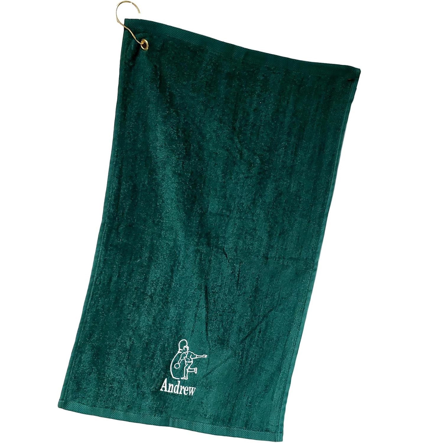 11"x18" Cotton Golf Towel W/ Hook 5