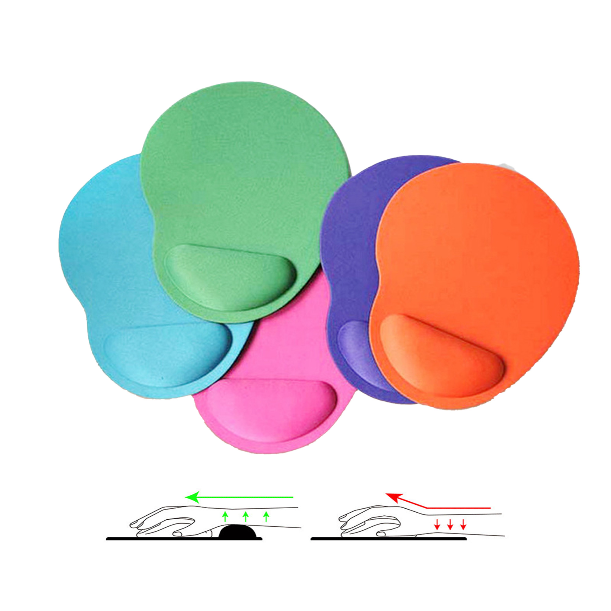 Anti-slip Wrist Rest Mouse Mat With Comfort Wrist Cushion 5