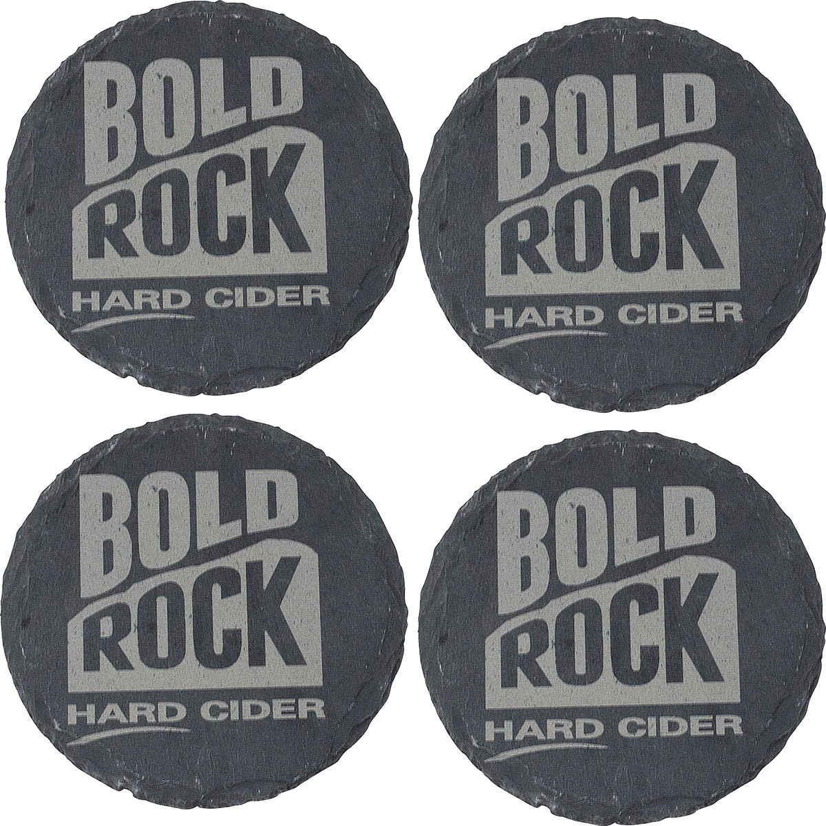 Custom Slate Coaster 4 Piece Set Round Slcoa Bcg Creations