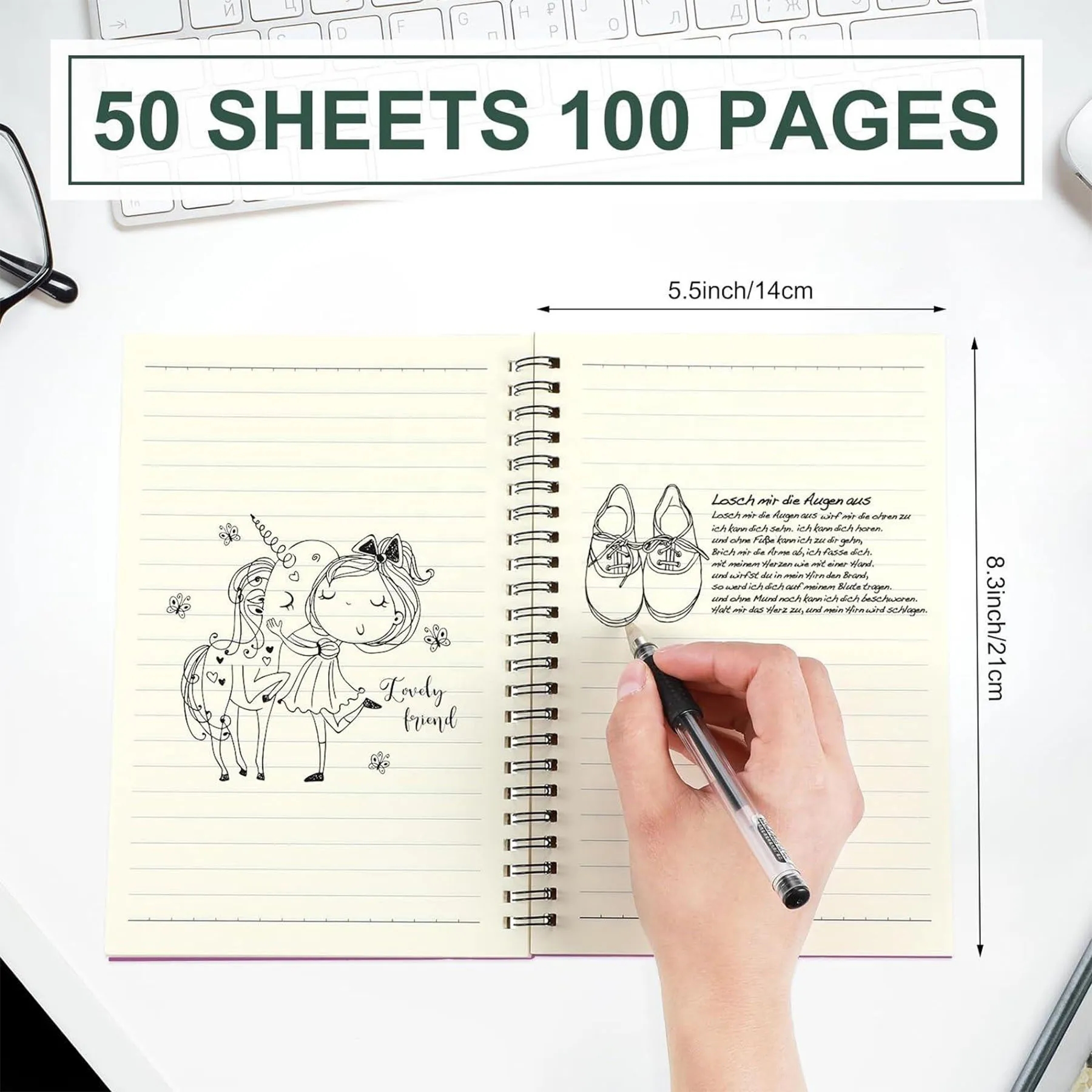 Customizable PP Coil Notebook - B6 Size 9