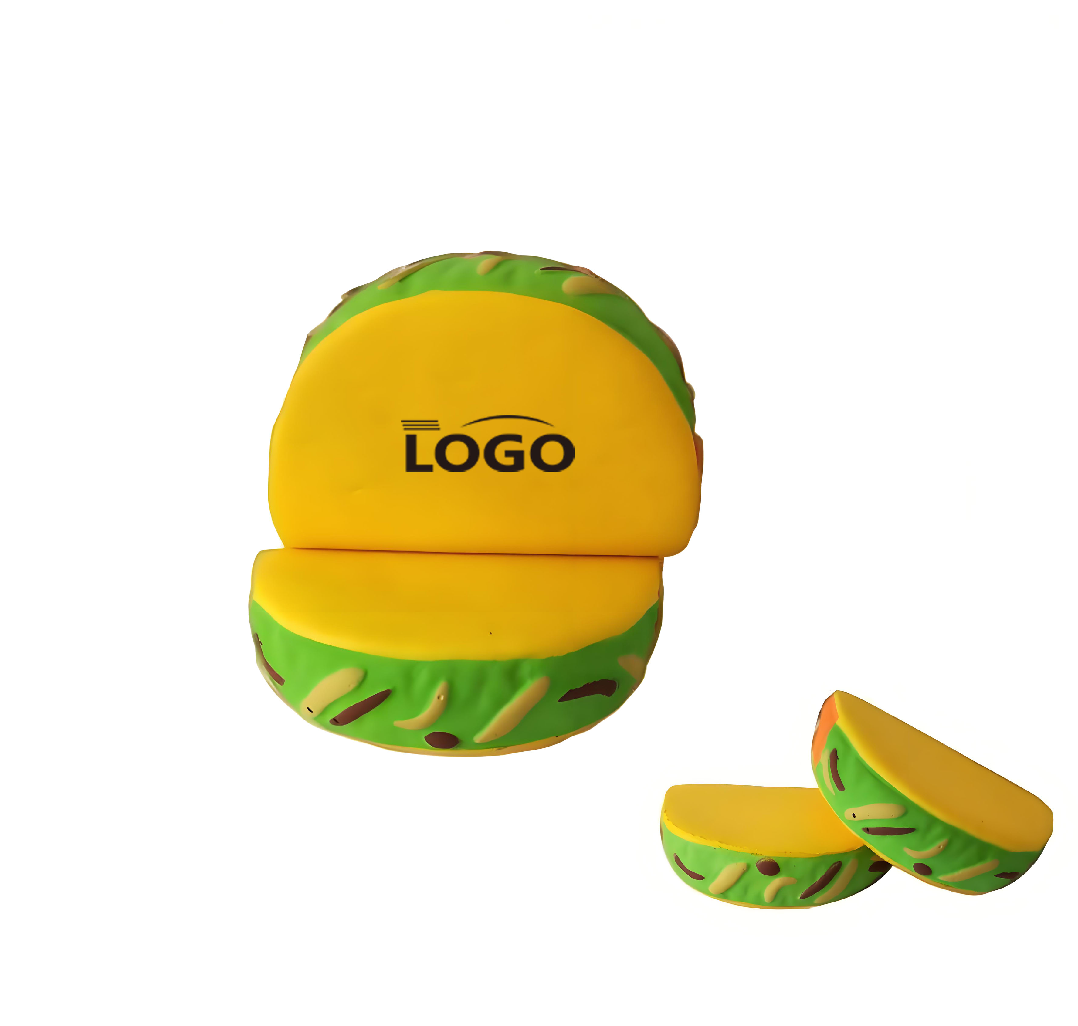Personalized Taco Yellow Slow Rising Foam Squishies 5