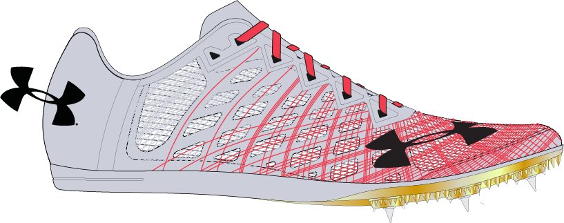 UA HOVR Miler Pro 3 Unisex Track Spikes 5