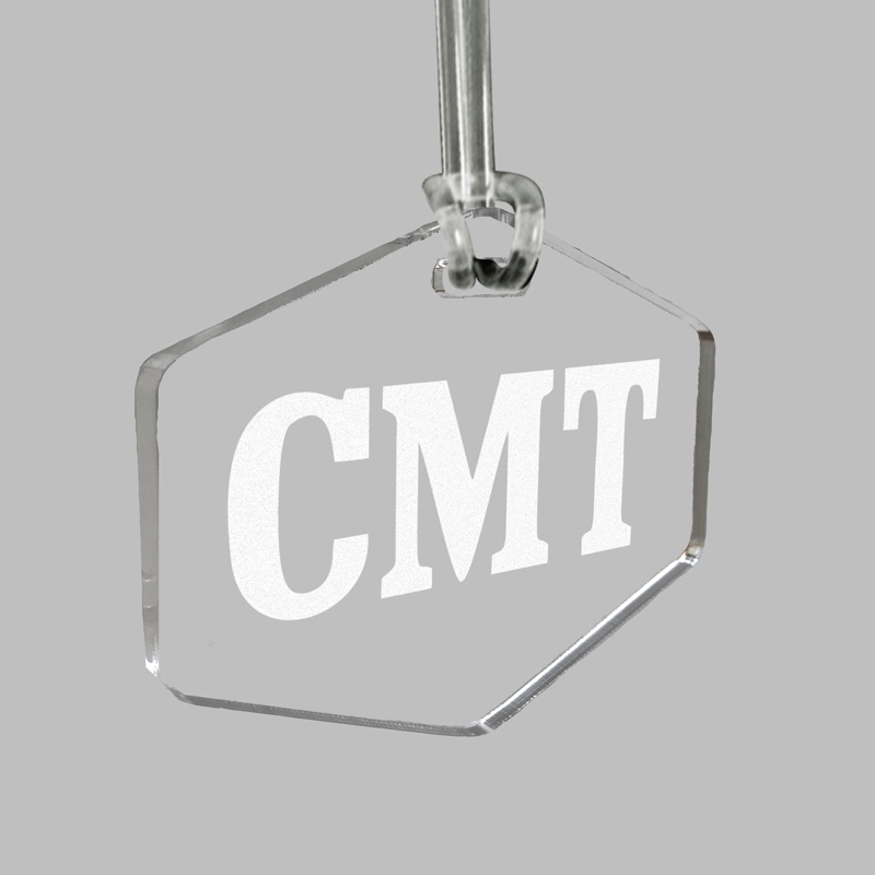 Custom Acrylic Laser Etched Bag Tag 17