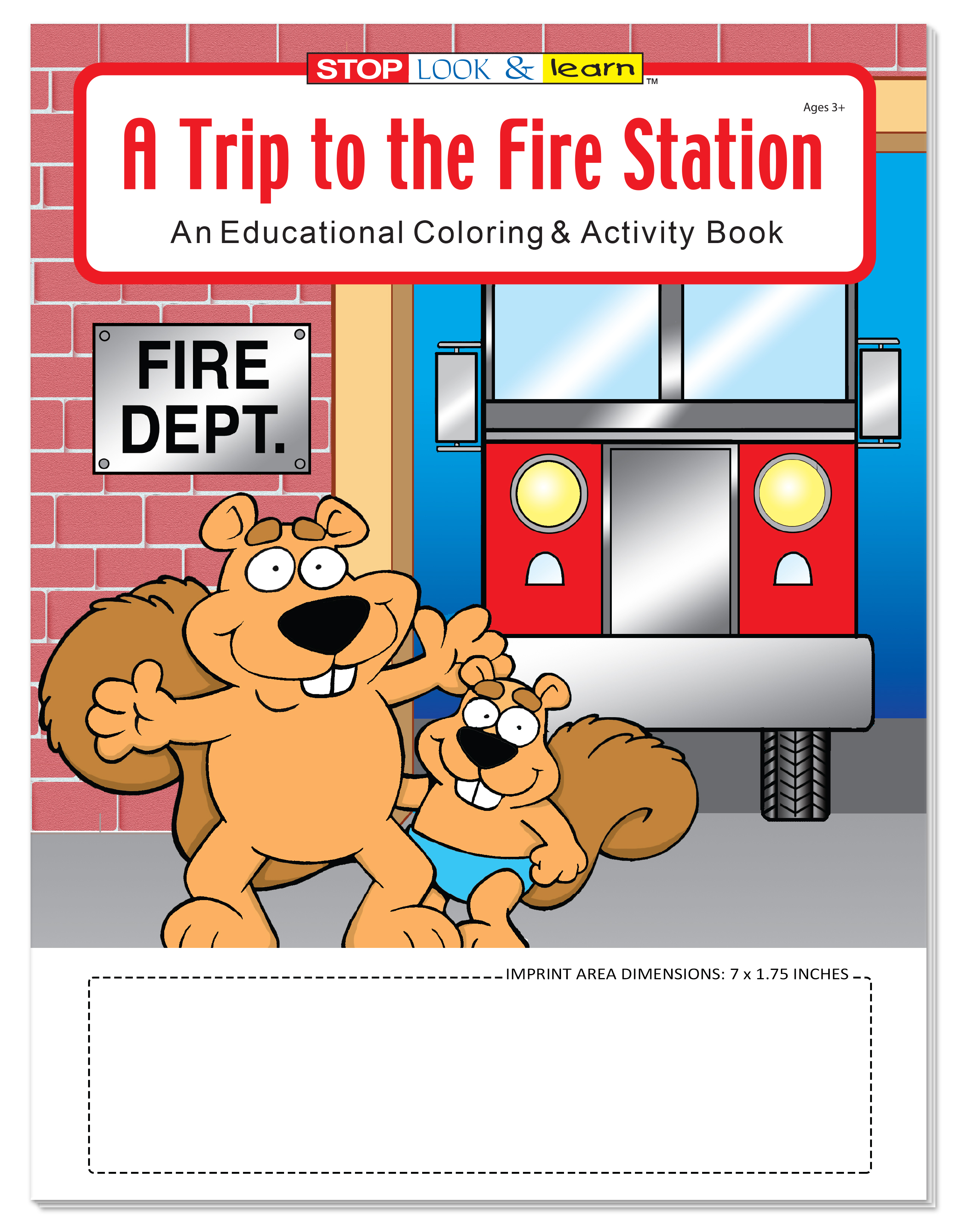 COLORING BOOK - A Trip to the Fire Station Coloring & Activity Book 14