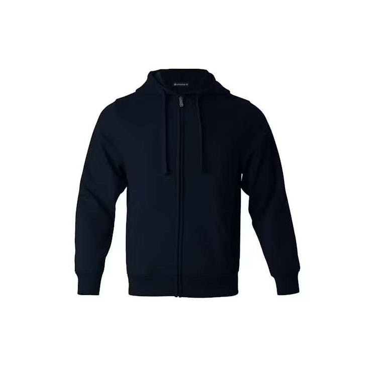 Fleece Full Zip Hoodies - Size Large Navy, custom hoodie or sweatshirt with logo imprint 3