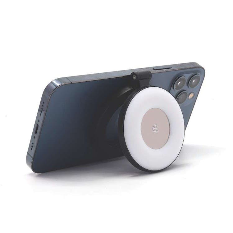 Magnetic Ring Stand with Touch Control LED Light 3