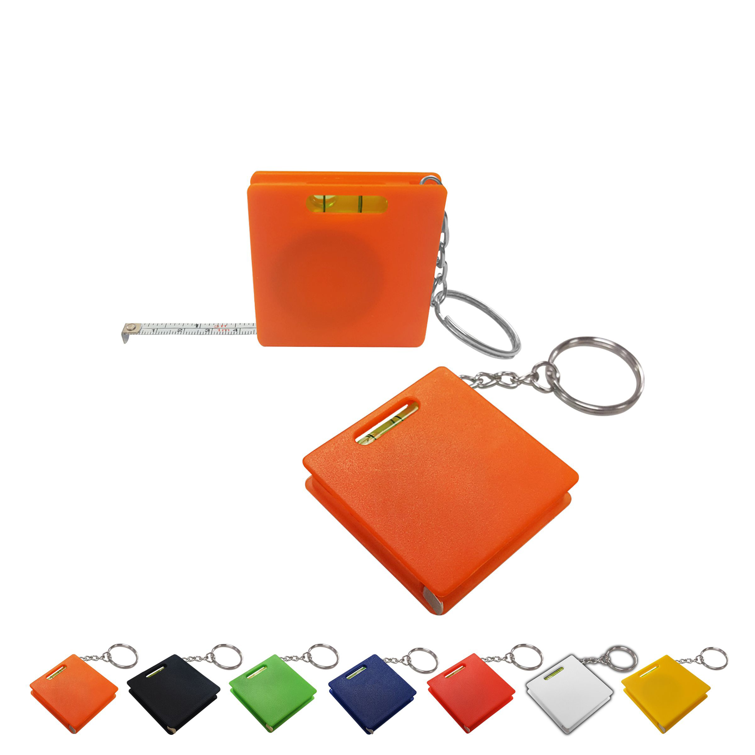 Measuring Tape Keychain With Level - Measures 1 Meter or 39 inches 16