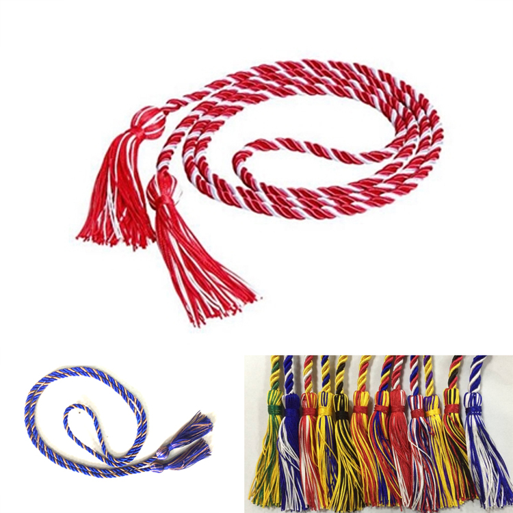 Graduation Honor Tassel Cord with Double Colors HEL222 Tropical