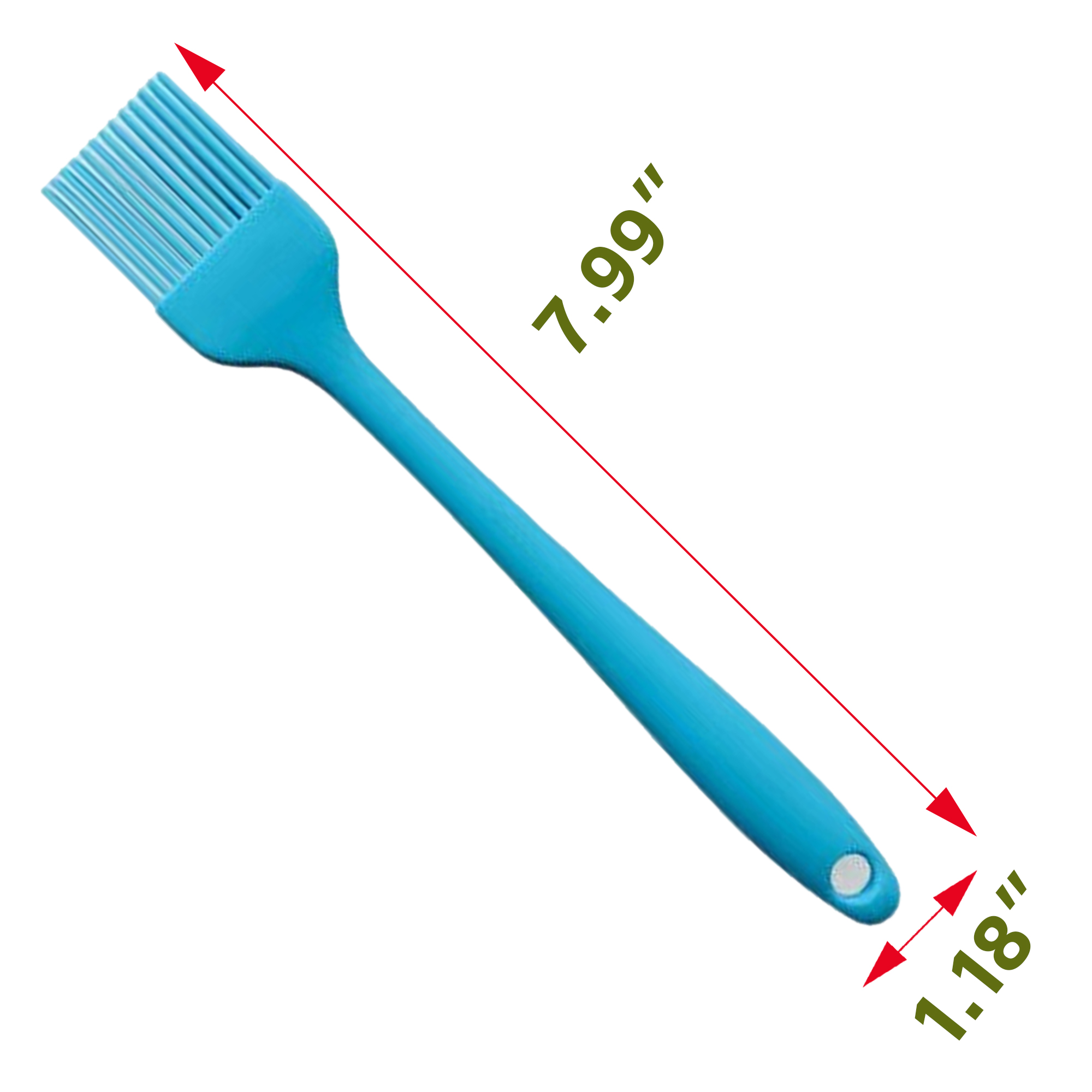 MOQ 50 Silicone Heatproof BBQ Brush 6