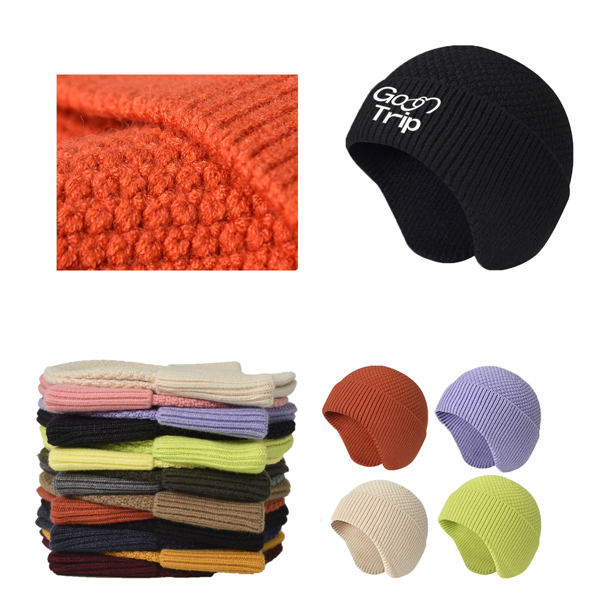 Customizable Ribbed Beanie 4