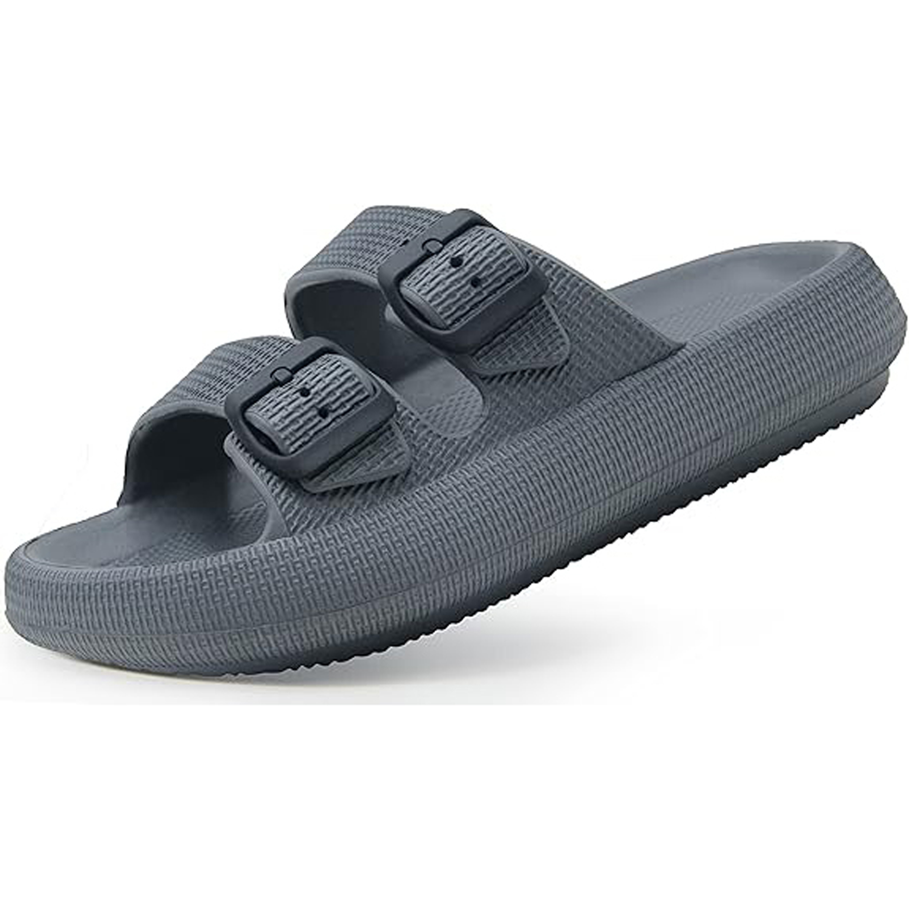 EVA Double Buckle Adjustable Flat Sandals 11