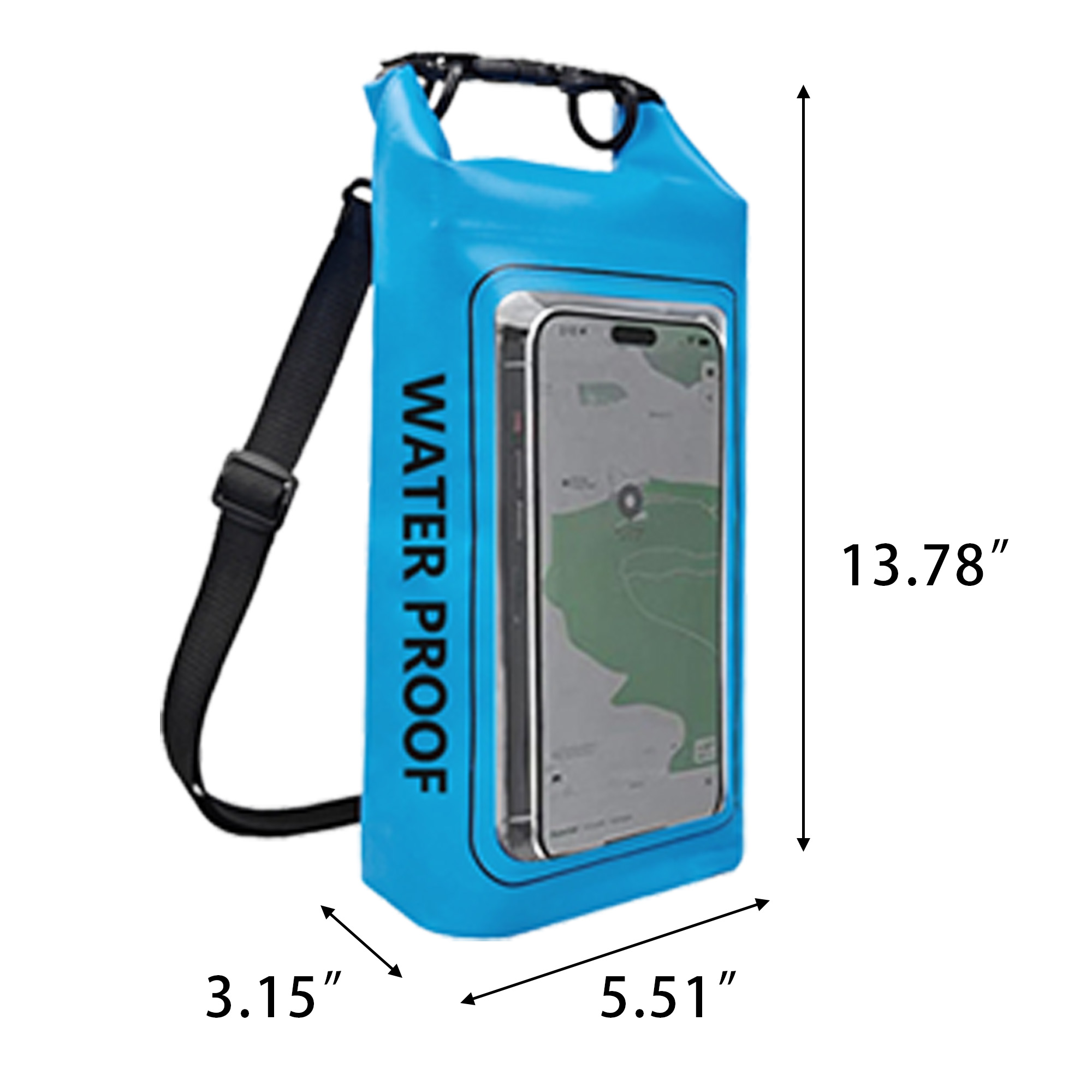 Customizable Eco-Print Waterproof Swim Bag 5