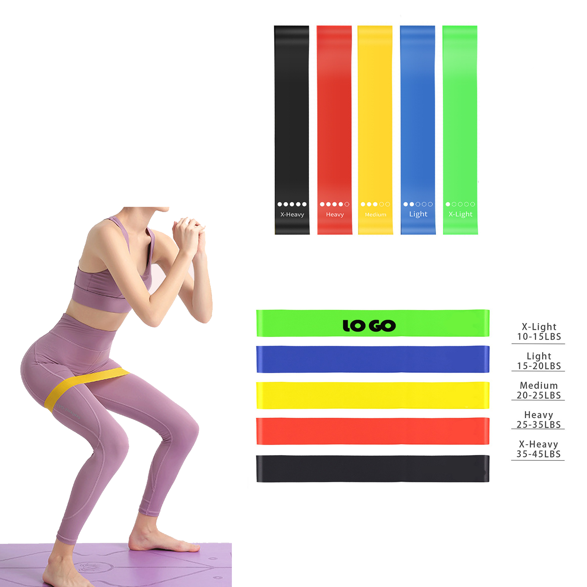 Rally Loop TPE Sports Fitness Resistance Belt