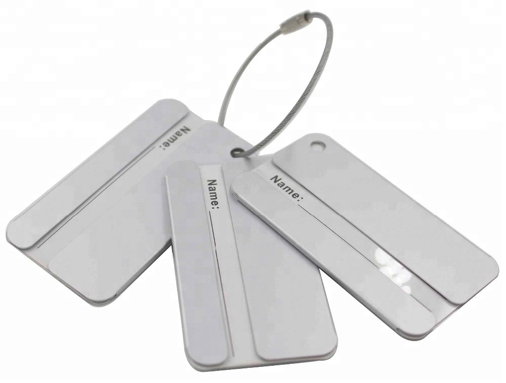 Metallic Luggage Tag