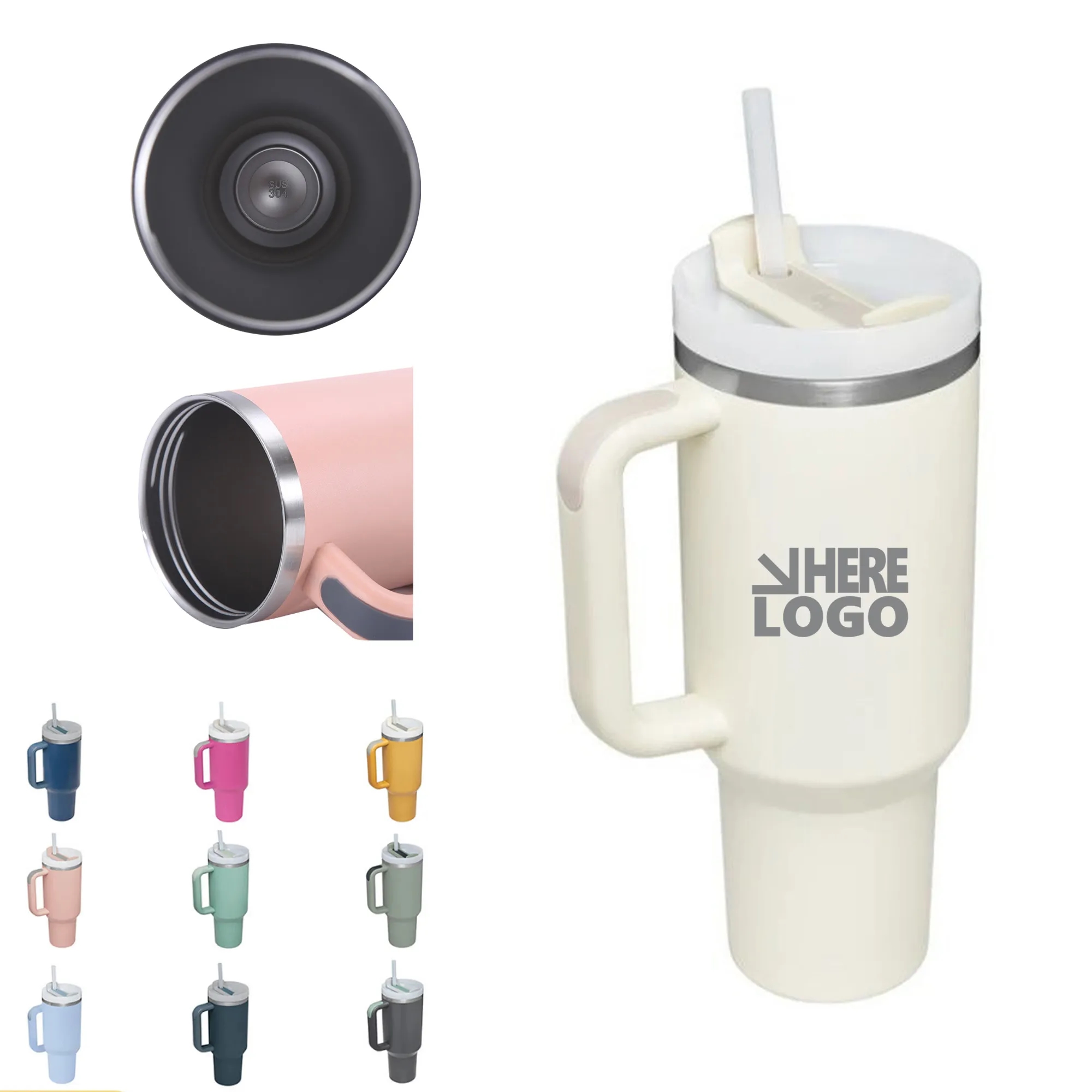 40 OZ Tumbler With Straw 10