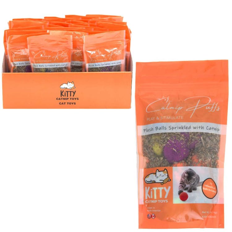 Catnip with Puff Balls - 0.5 oz 3