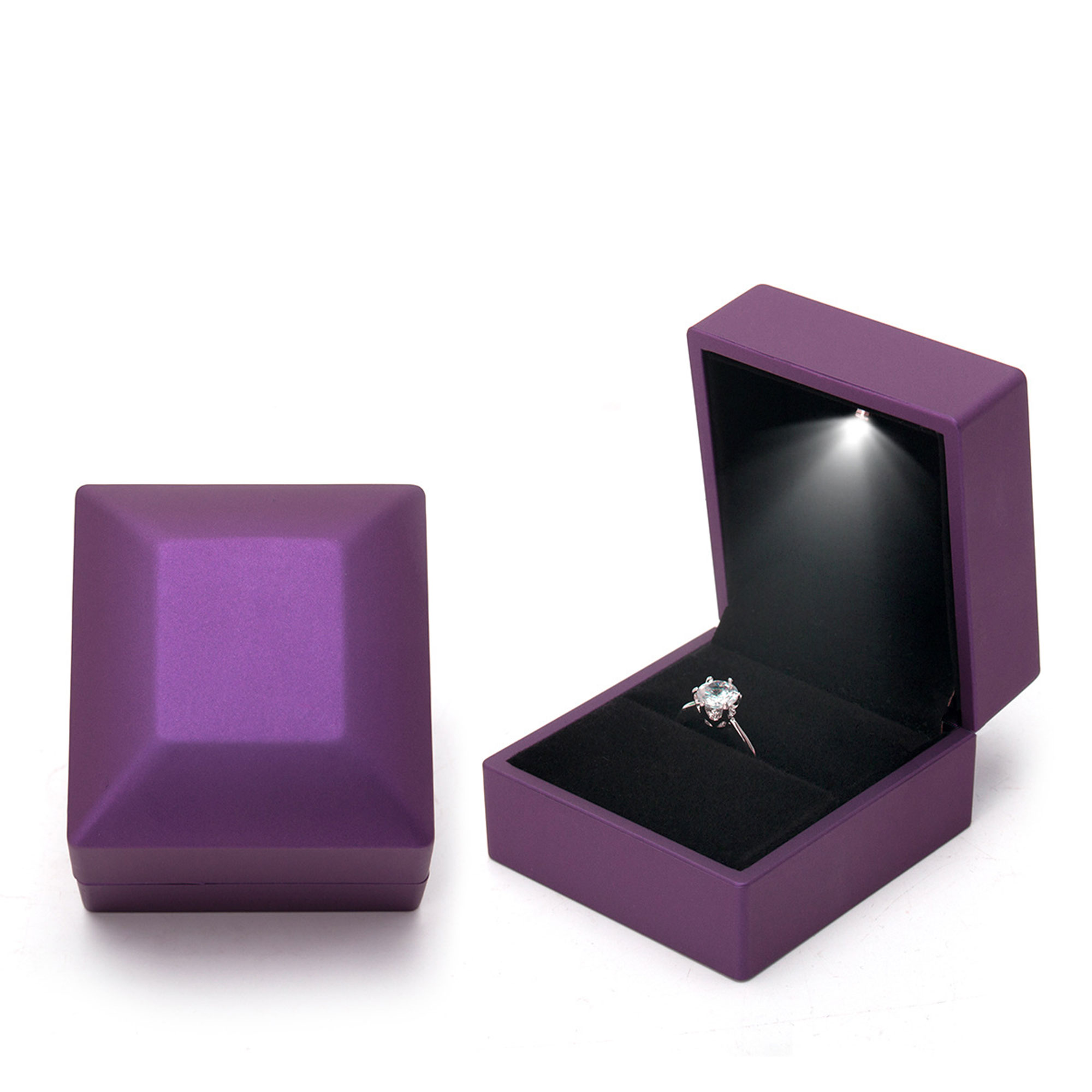 LED Light High-end Jewelry Ring Box 12