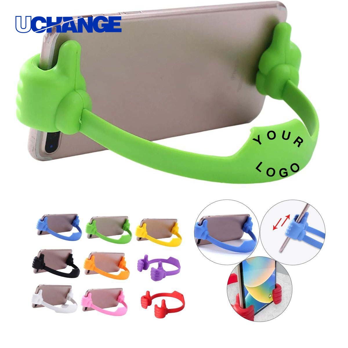 Portable Thumb Design Phone Holder Grip for Stability