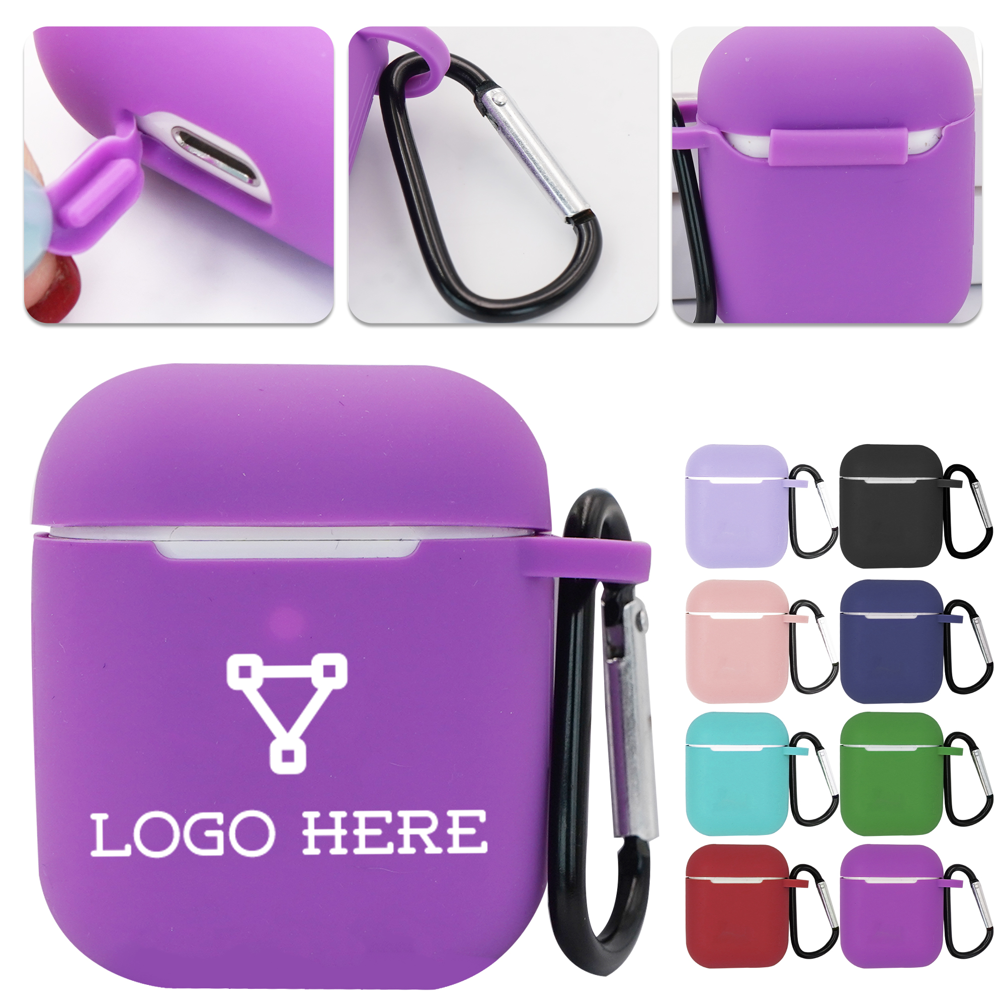 Custom Silicone Earphone Cover / Pods Case 2