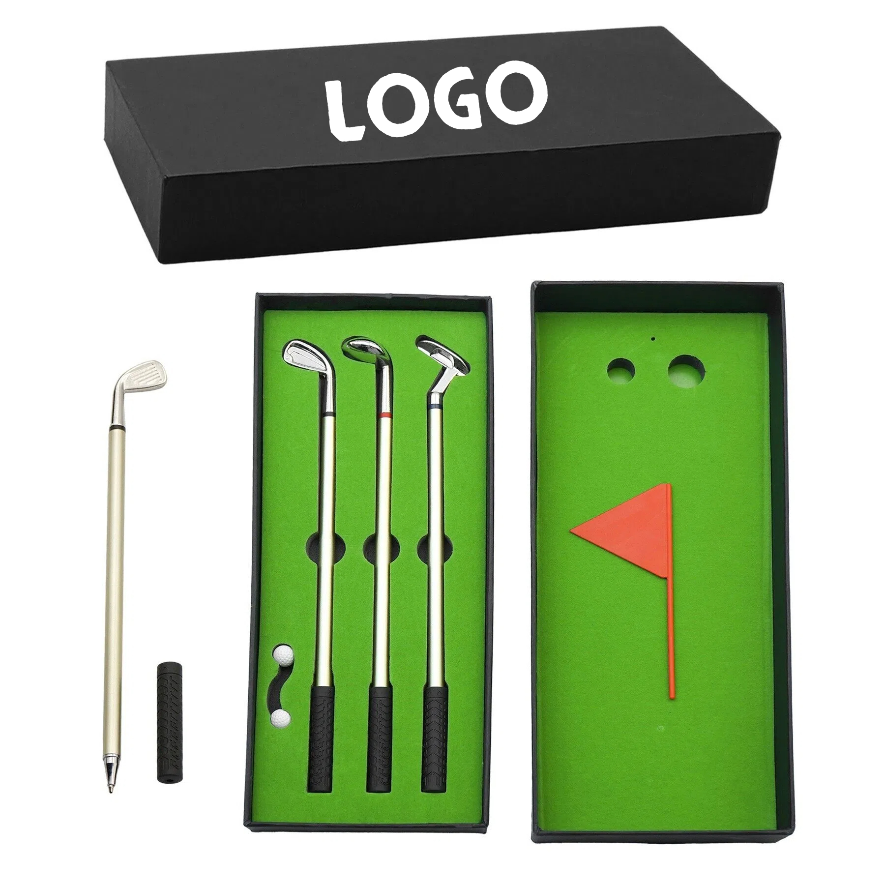 Mini Golf Ballpoint Pen Set