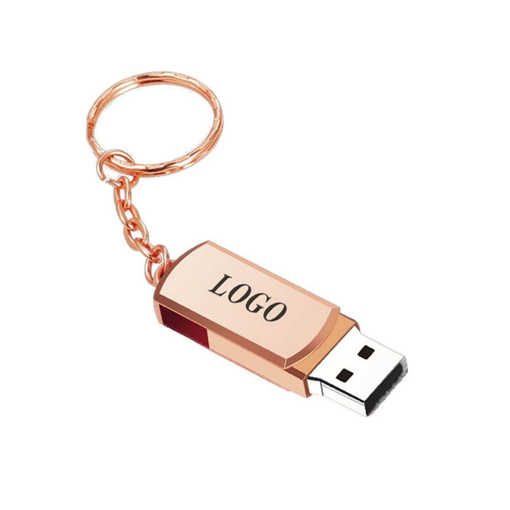 Metal 8 GB Swivel USB Flash Drives 7