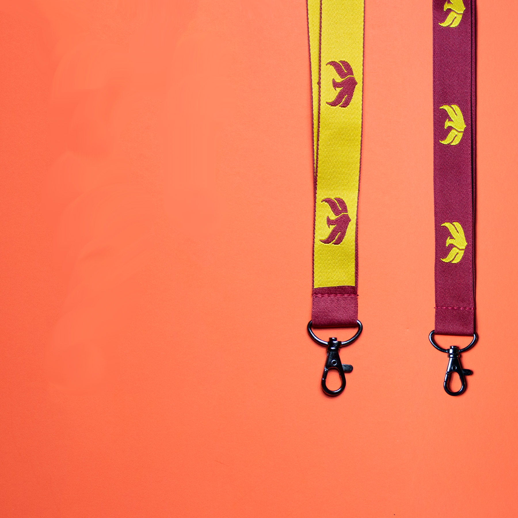 Woven Lanyards: 1/2" W x 36" L 3
