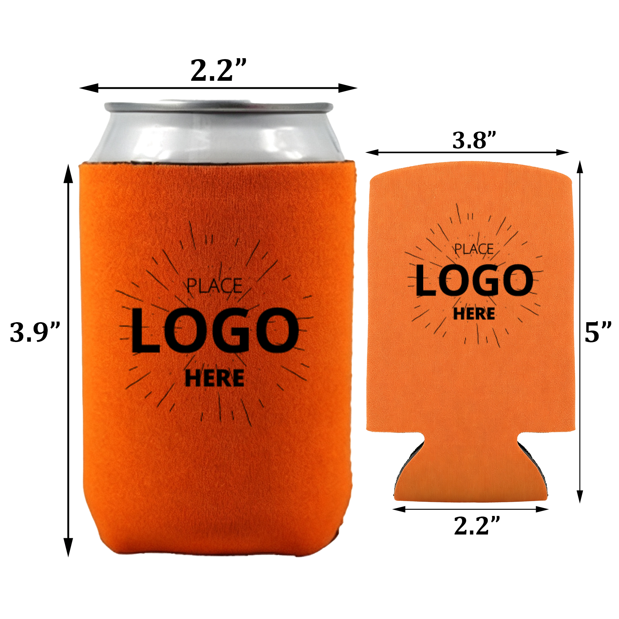 Foldable Neoprene Can Cooler with Custom Logo 5