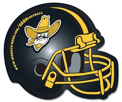 Magnet - Football Helmet Shape (4.25x3.5) Right Facing40 Mil Outdoor Safe