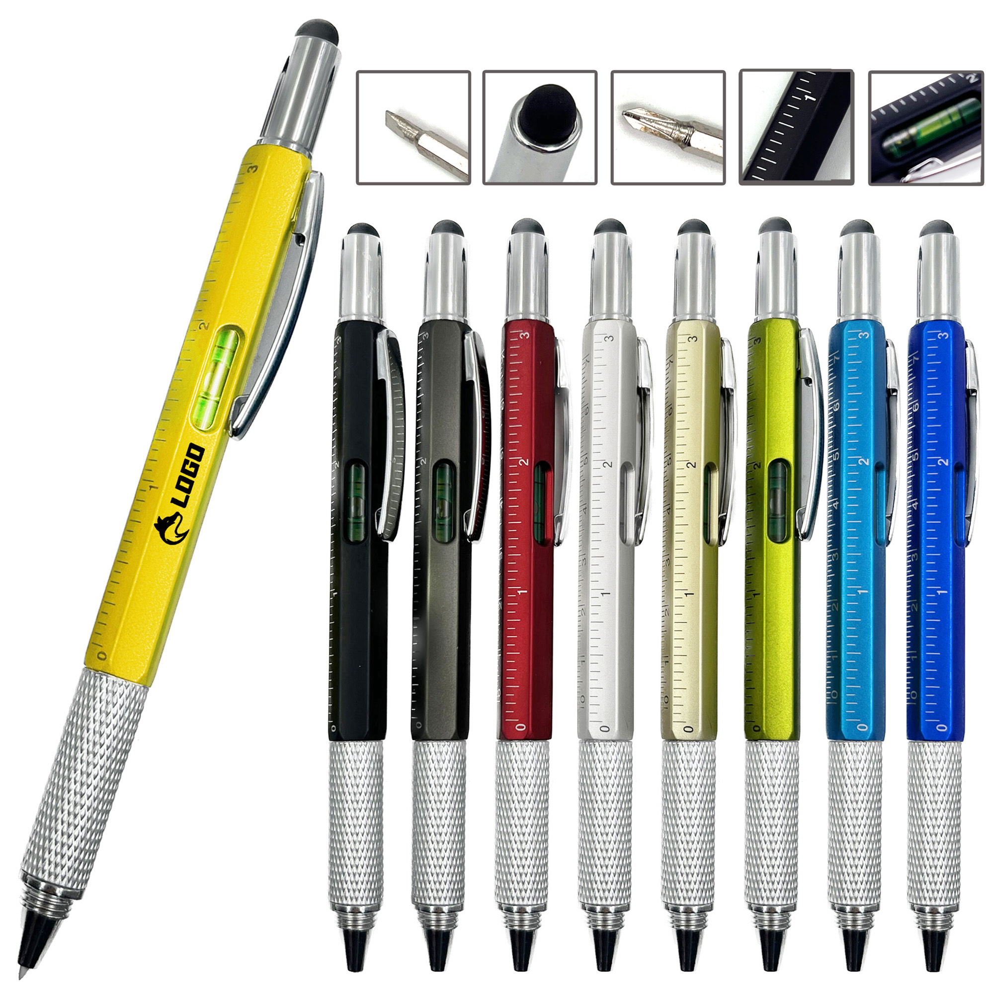 6 In 1 Stylus Touch Screen Pen