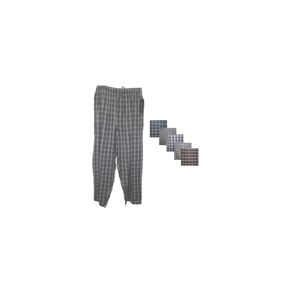 Men's Pajama Pants - Assorted Plaids M-XL 3
