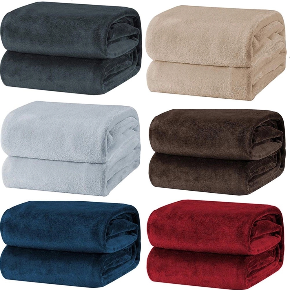 Flannel Fleece Microfiber Throw Blanket