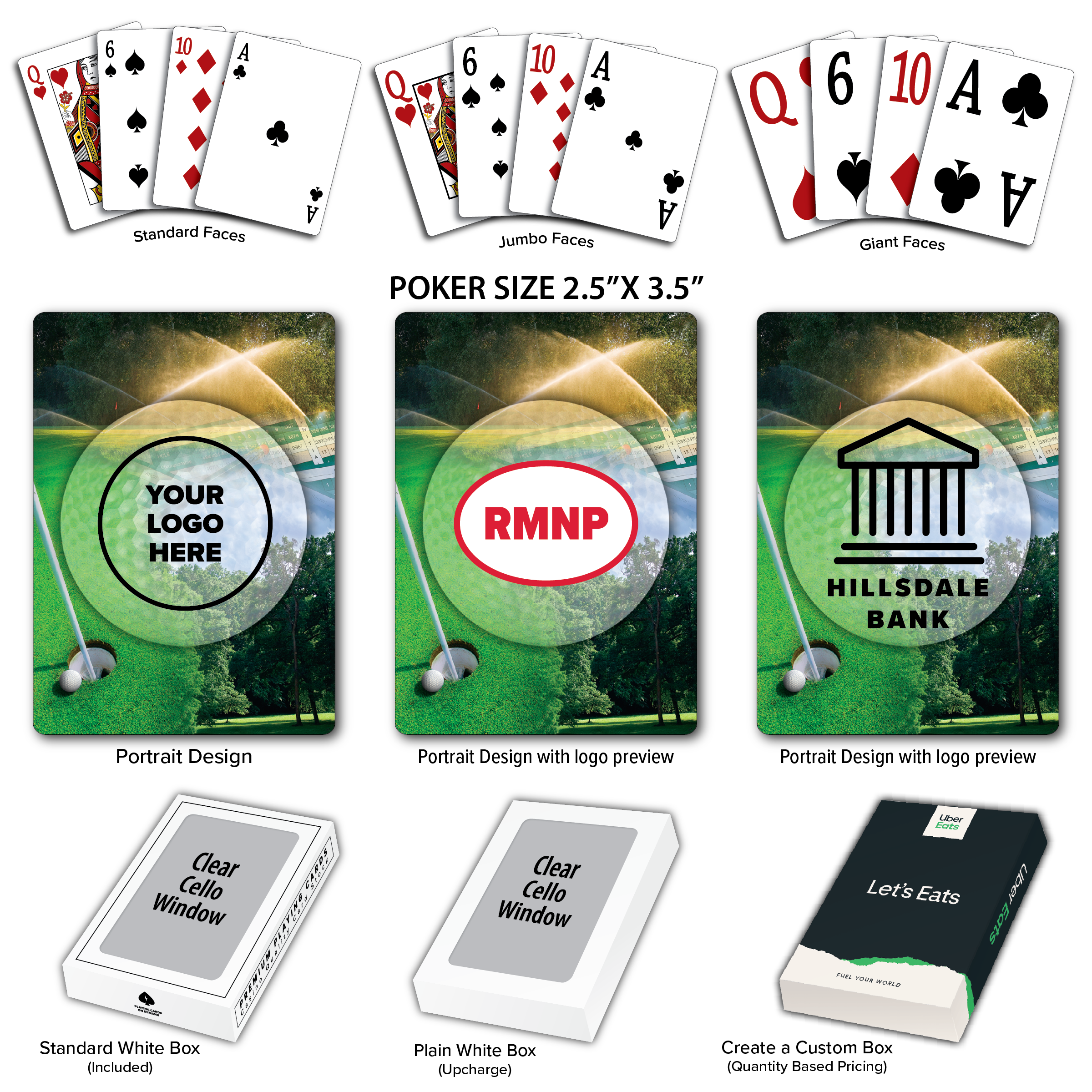 Golf Theme Poker Size Playing Cards 8