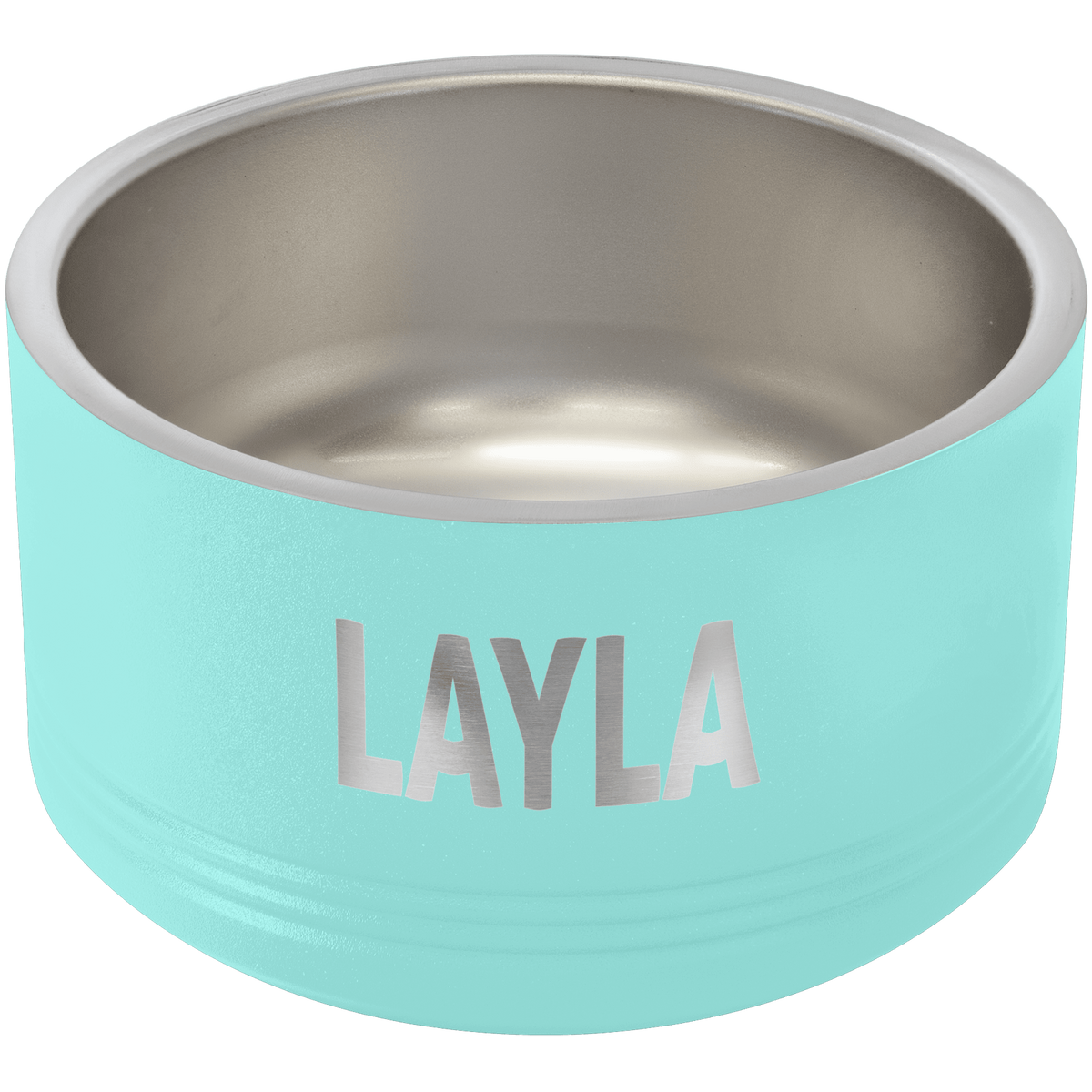 Polar Camel 18 oz. Small Teal Pet Bowl 3