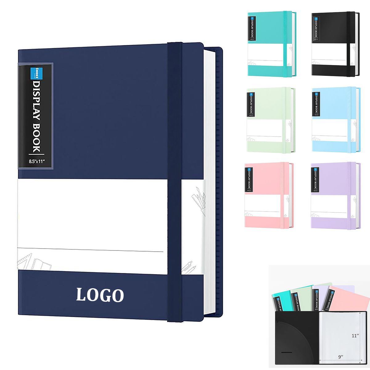 Pocket Binder with Plastic Sleeves