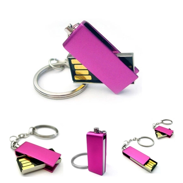 Metal rotate usb flash drives