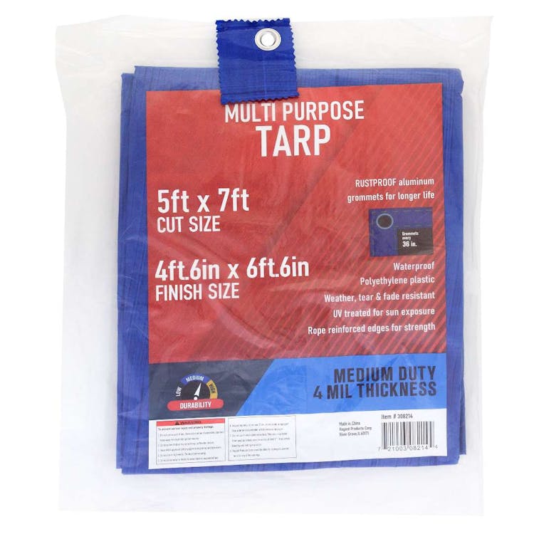 Multi-Purpose Tarps - 5' x 7' 3