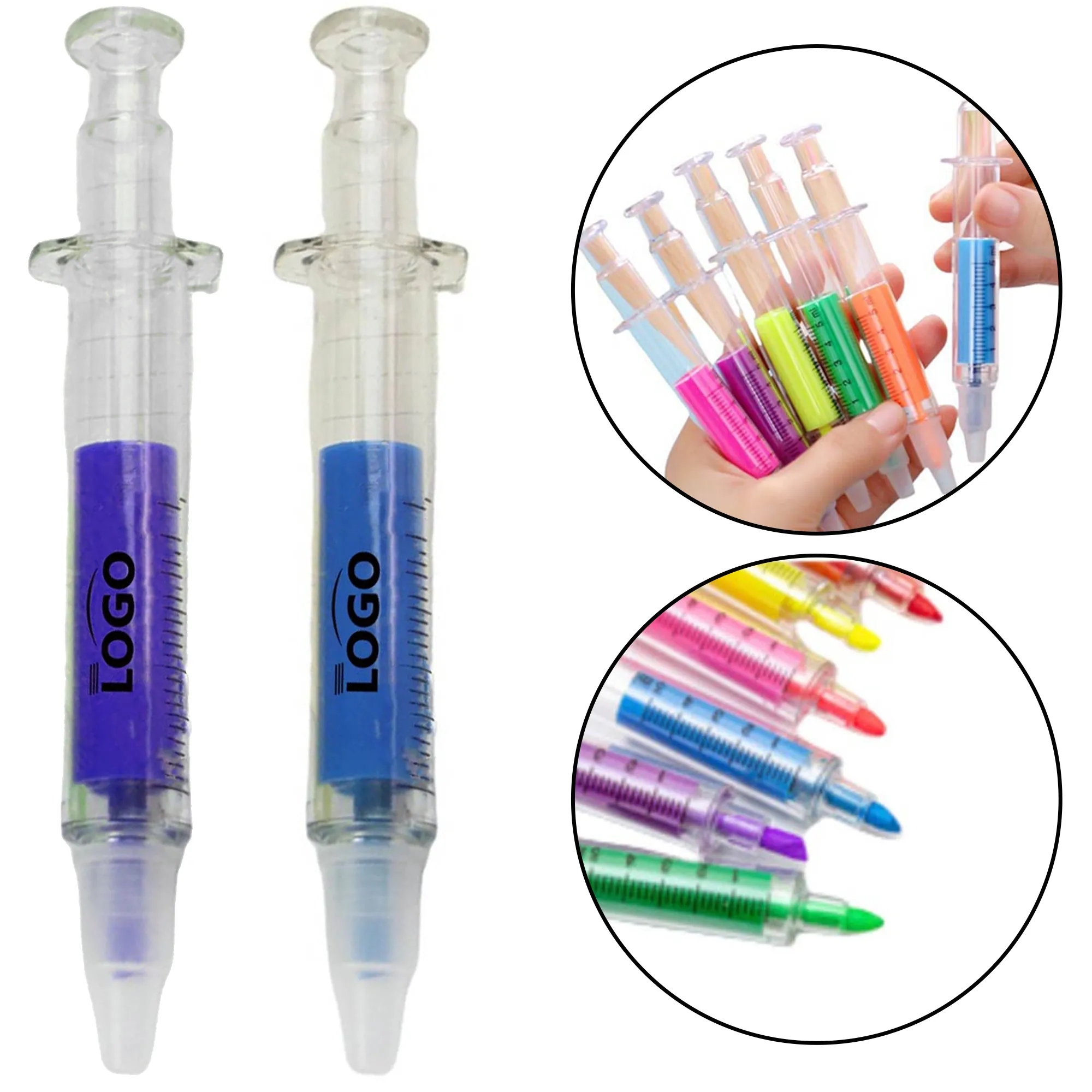 Syringe Watercolor Highlighter Marker Pen