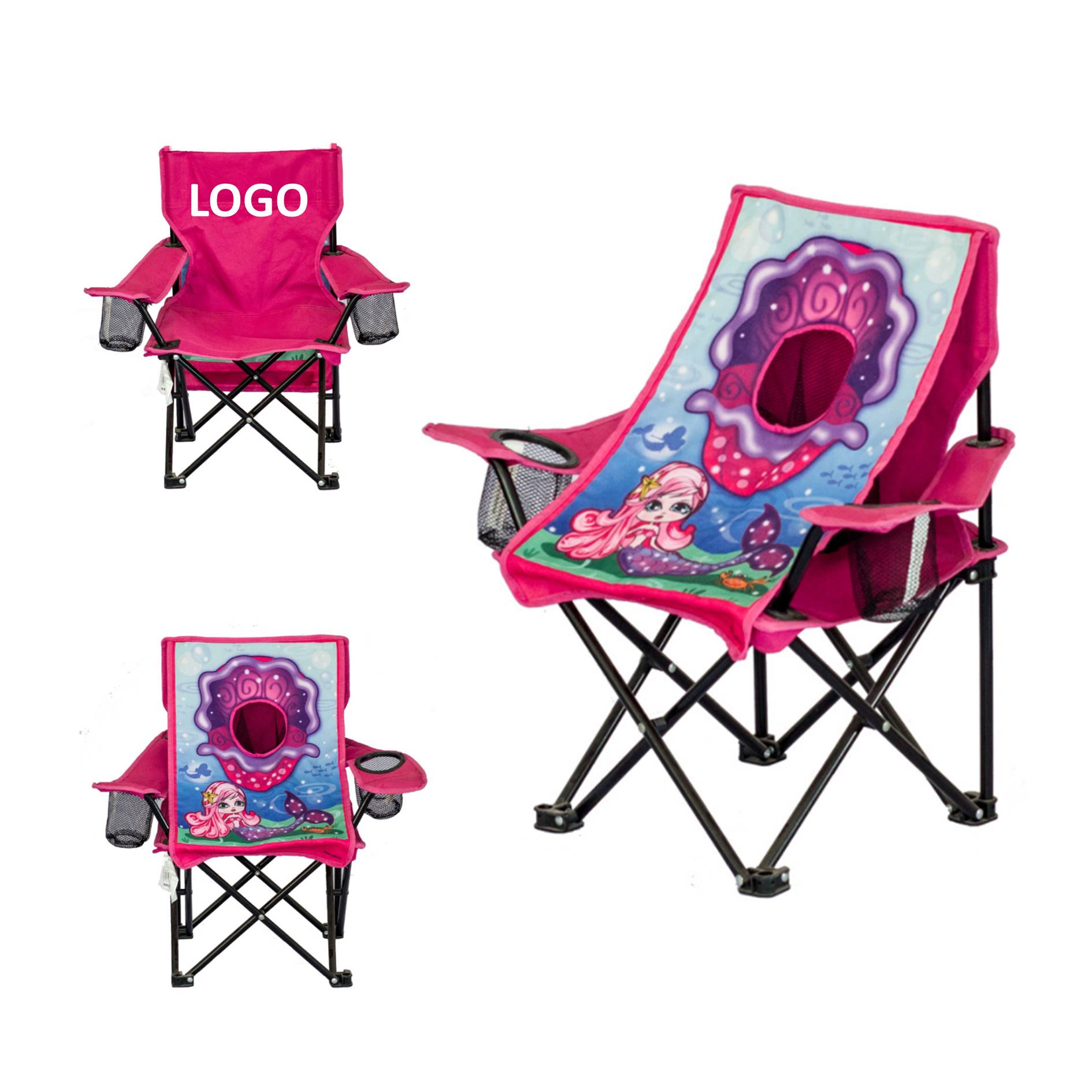 Folding Cute Cartoon Beach Armchair