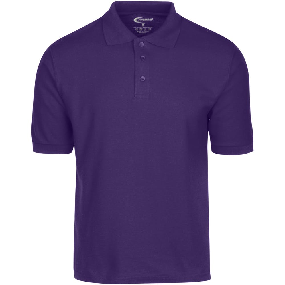 Men's Polo Shirts - Purple Size Medium 3