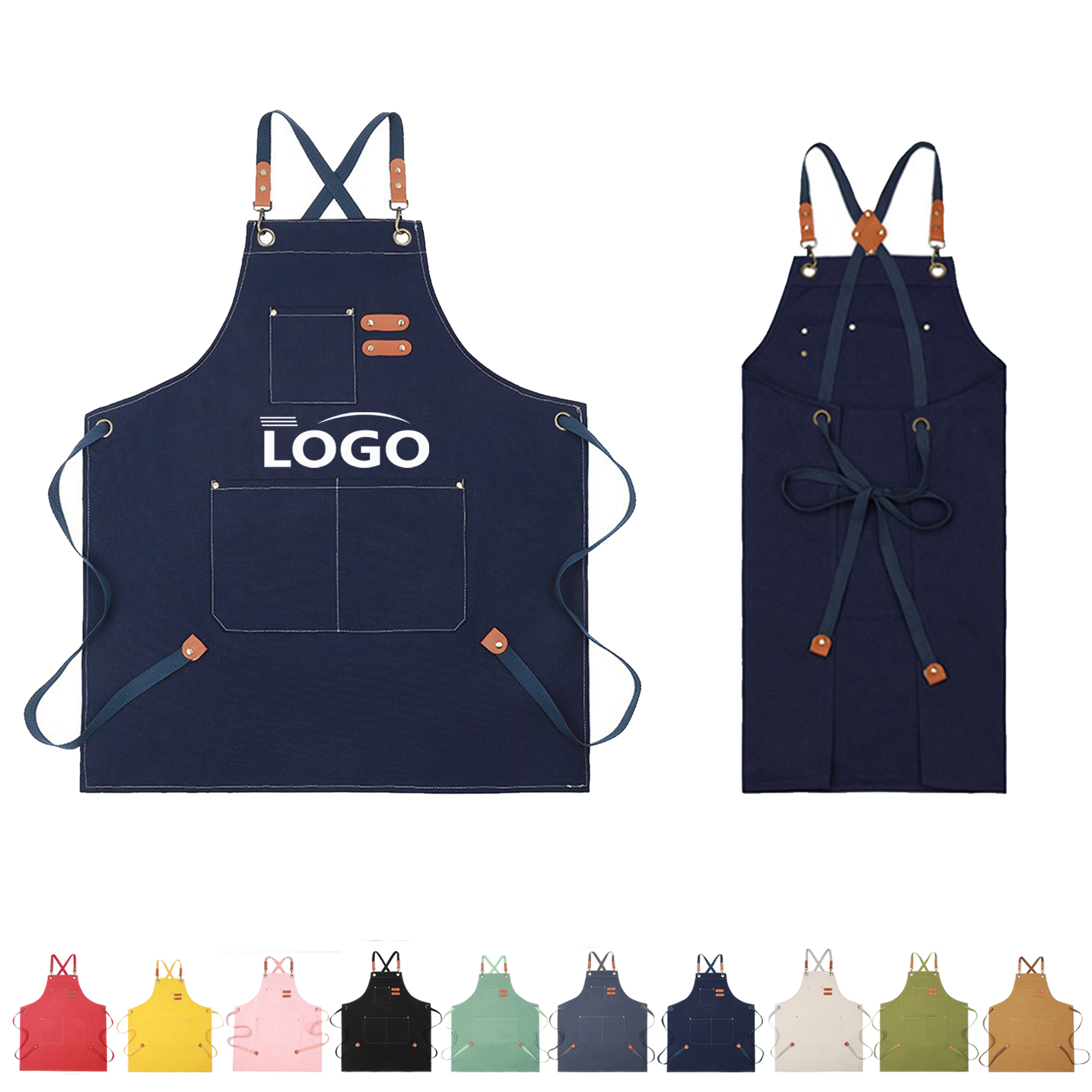 Canvas Cross Back Chef Apron