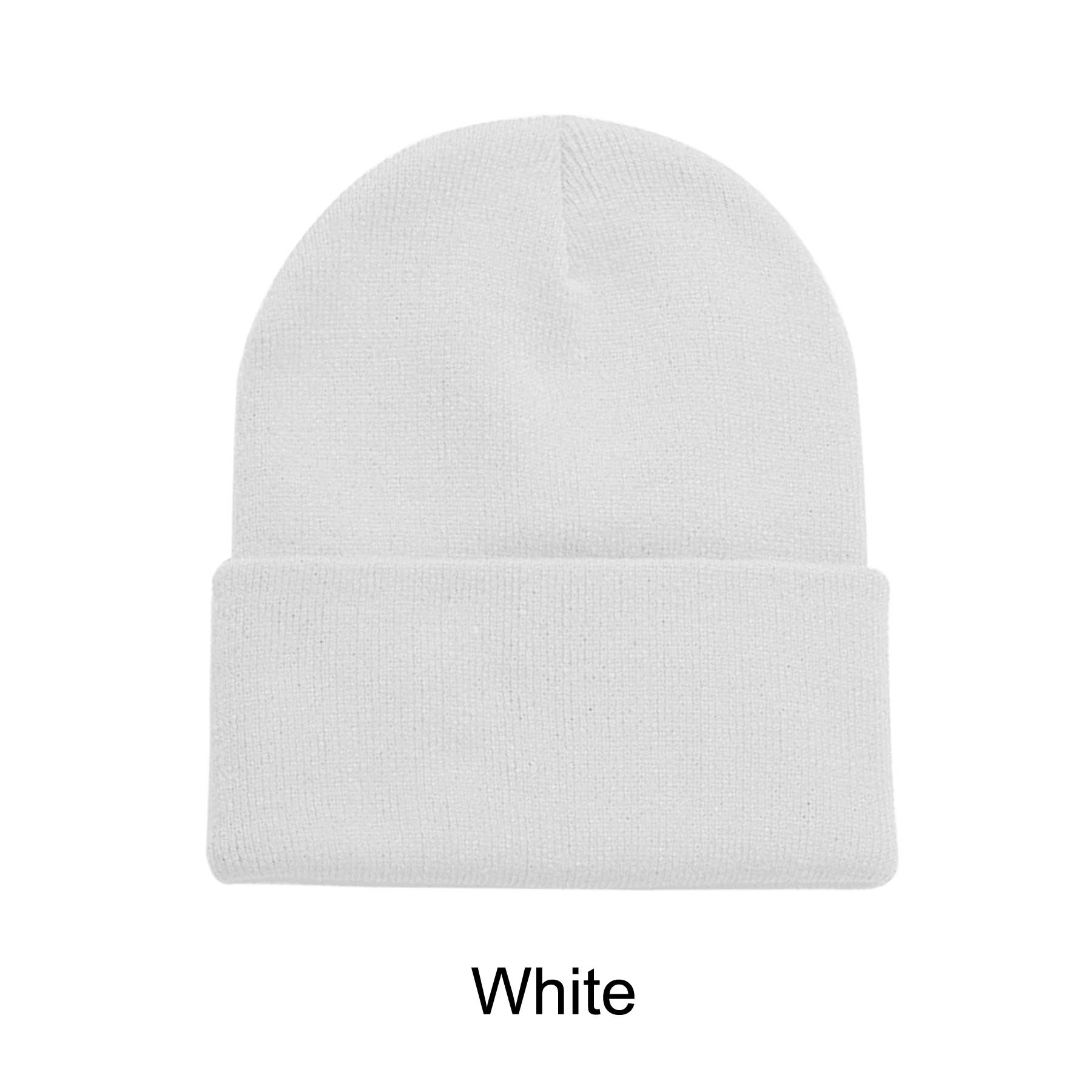 12" High Acrylic Beanie Knit Cap 29
