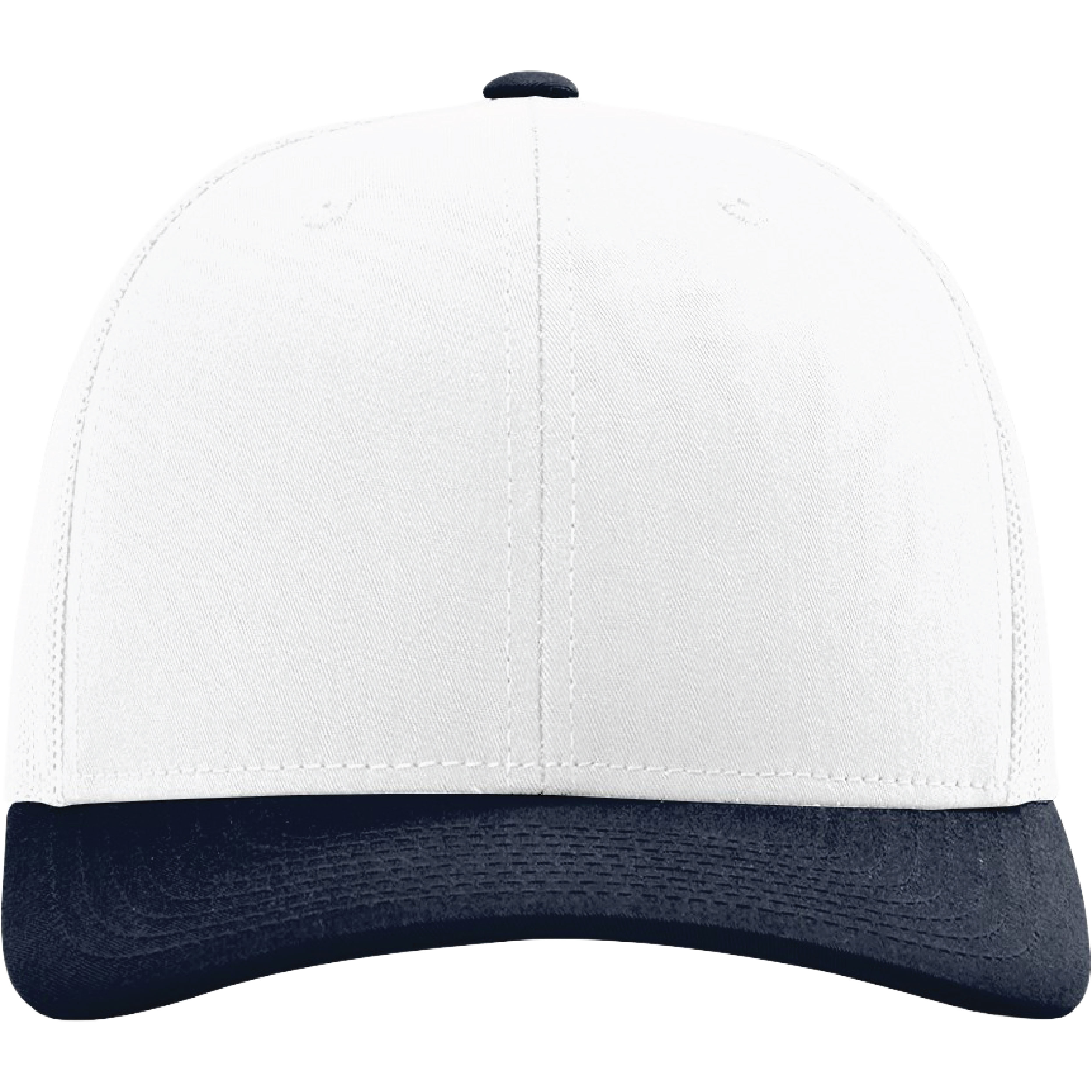 Richardson 112 6-Panel Snapback Trucker Hat w/Leatherette Adhesive Patches or Embroidery 274