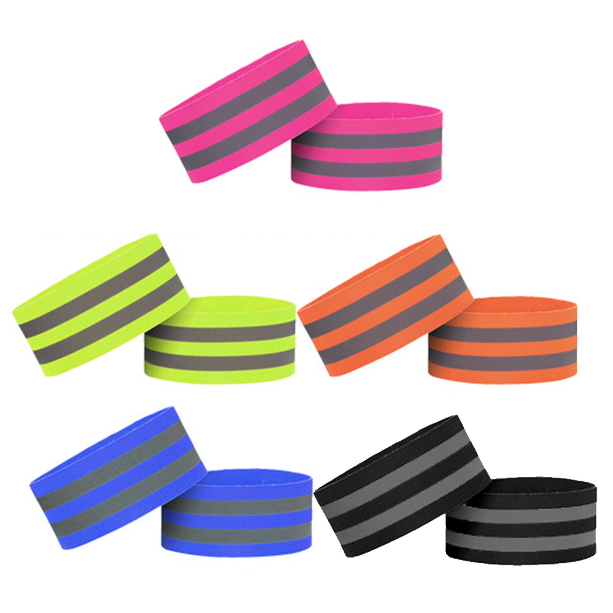Safety Reflective Armband Legband 2pcs 7