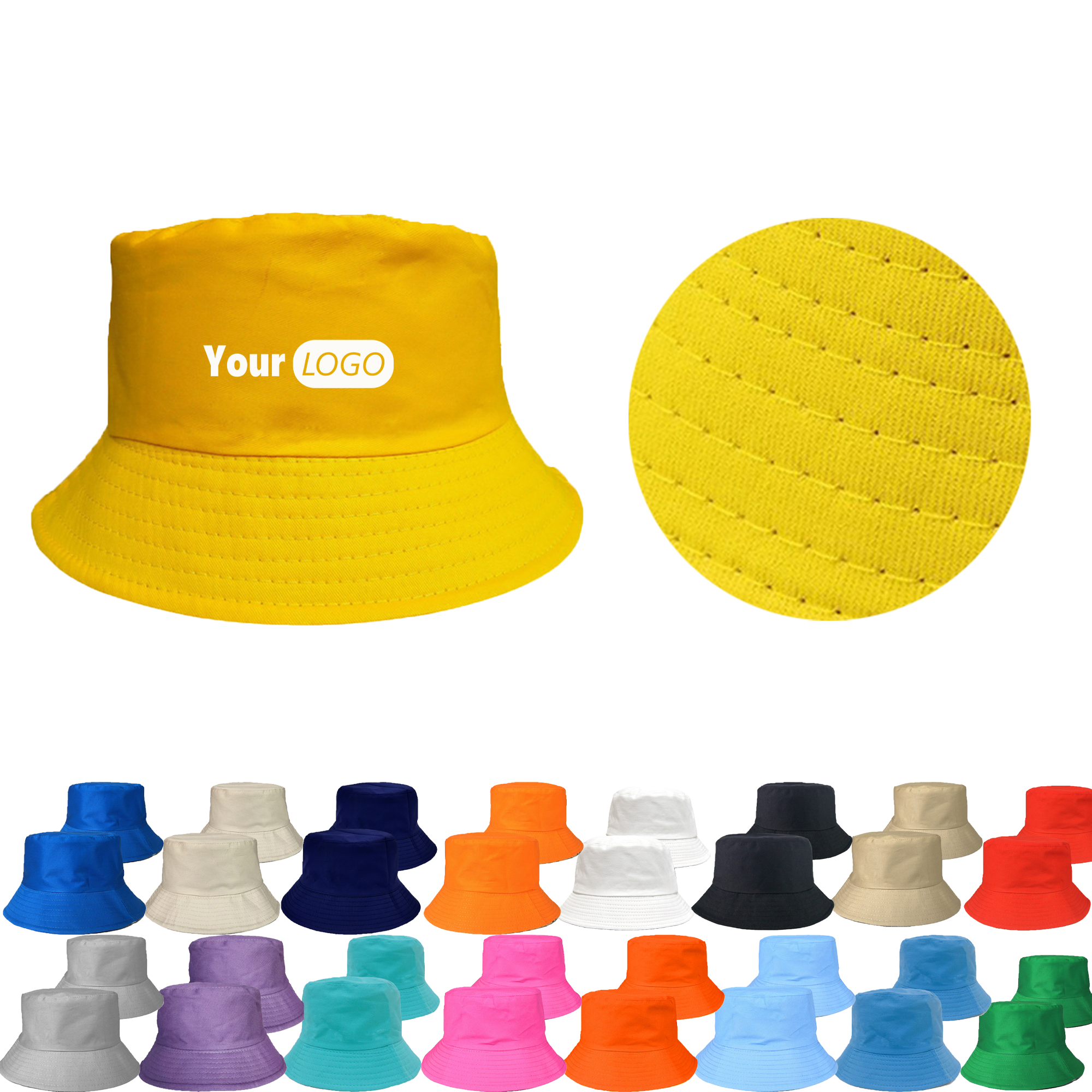Cotton Bucket Summer Hat MOQ 20 4