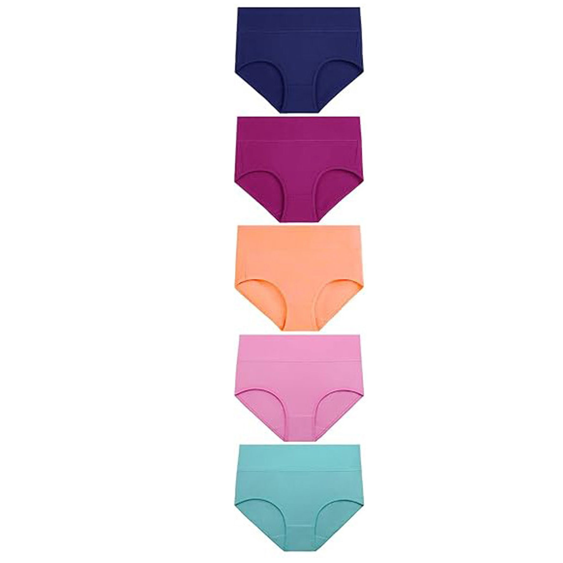 High Waisted Full Coverage Cotton Panties 4