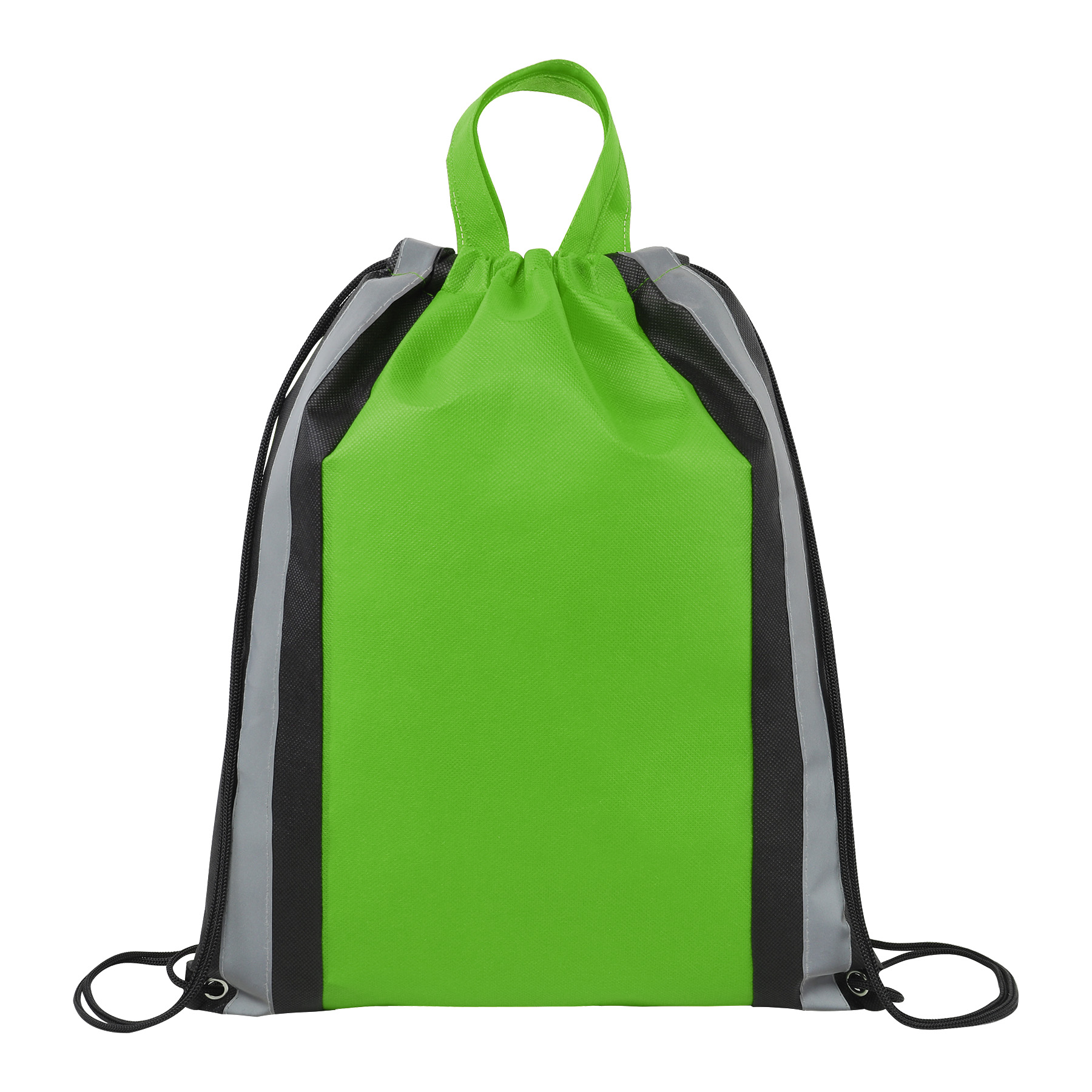 Small Reflective Non-Woven Drawstring Bag 25