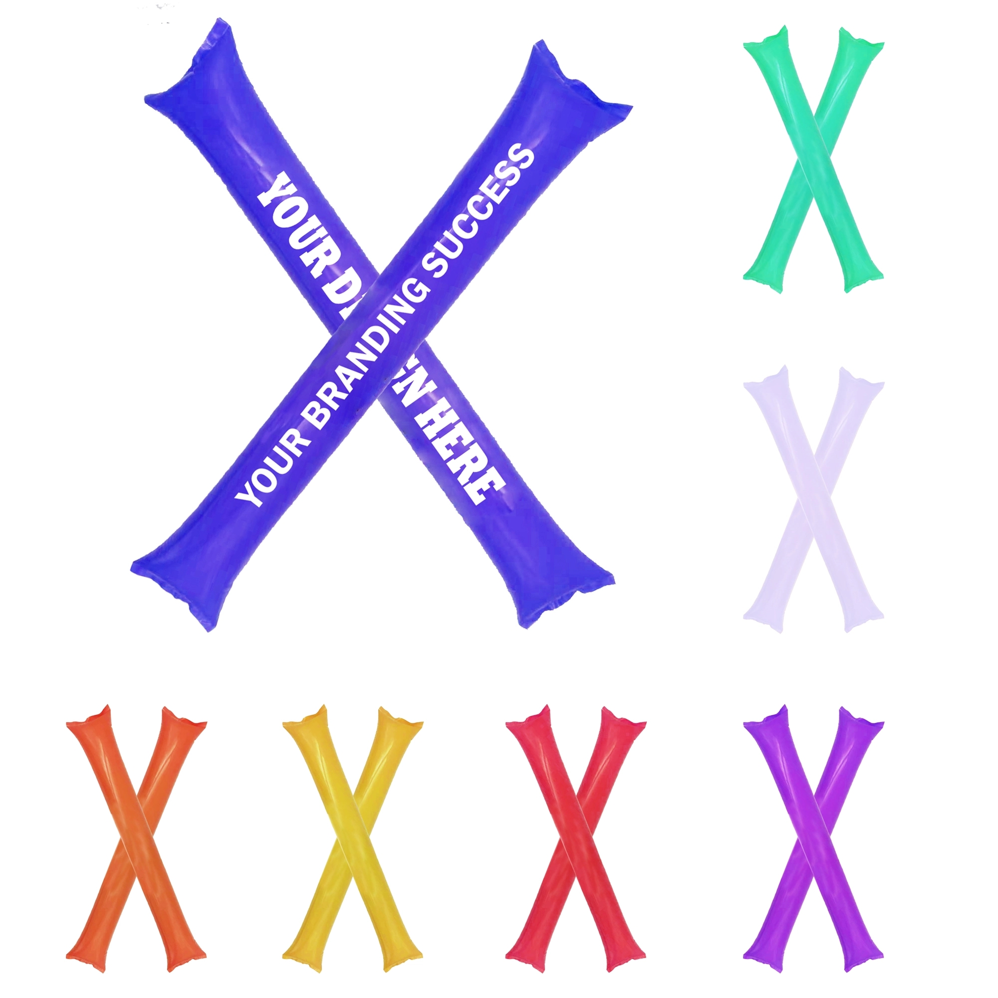 Cheering Noise Makers Inflatable Cheer Stick MOQ 50 Pairs 3