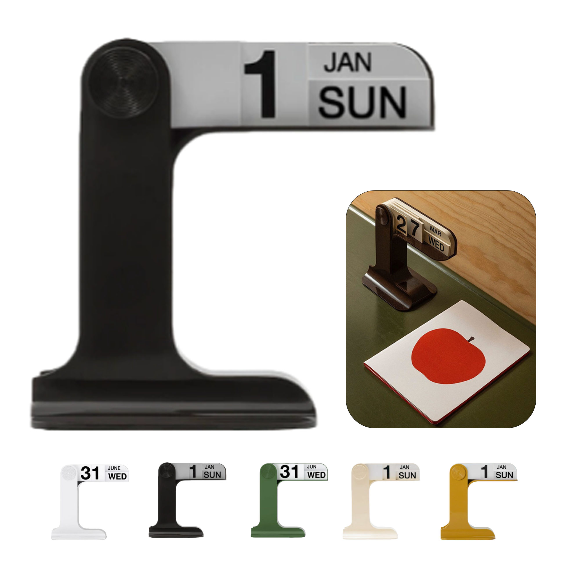 Flip Perpetual Desk Calendar For Daily Office Home Decor
