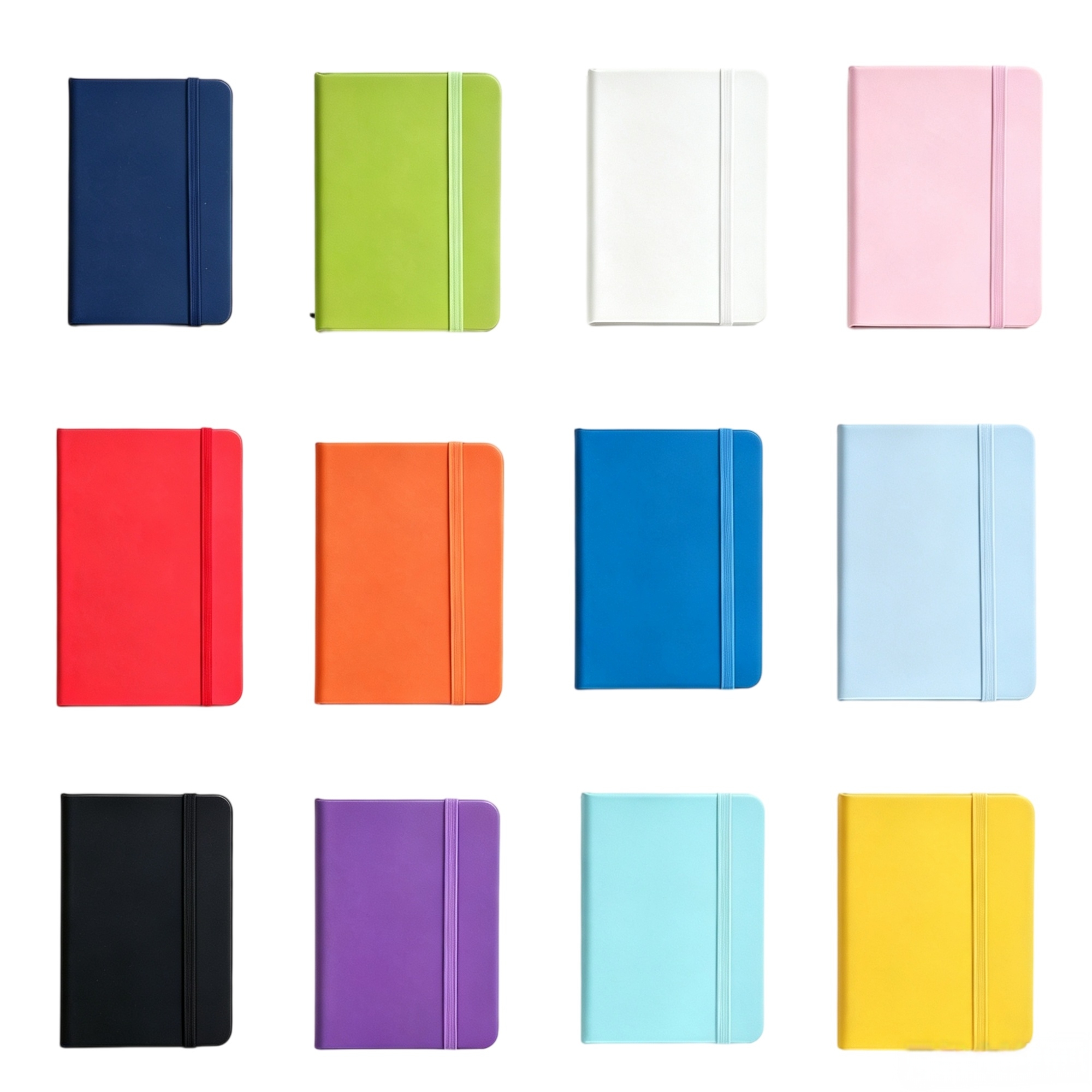 A5 PU Elastic Band Journal 4